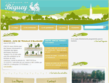 Tablet Screenshot of mairie-beguey.fr
